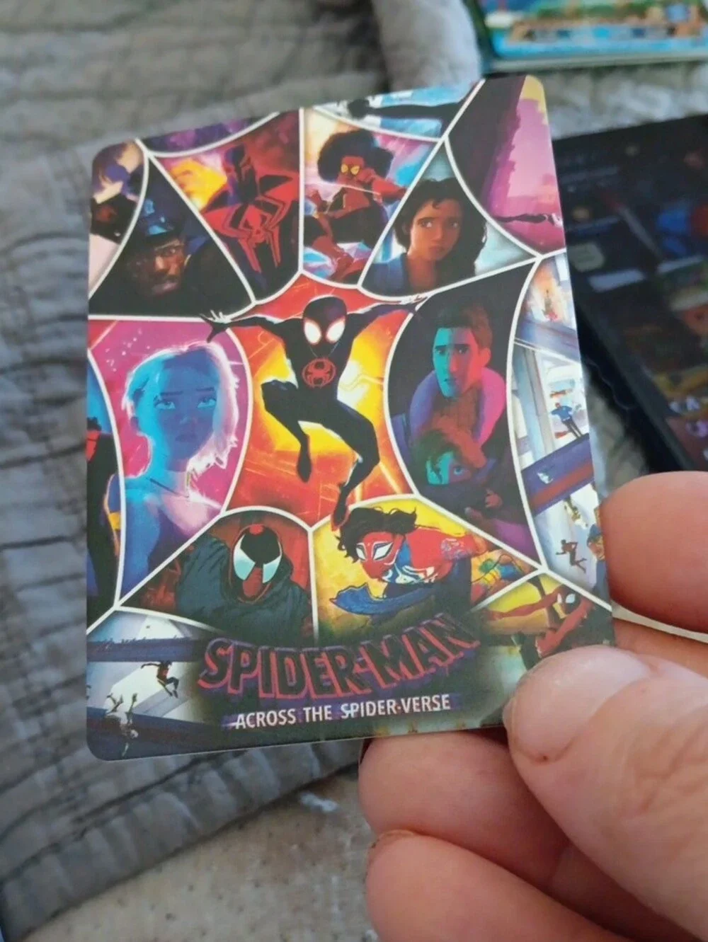 Pokemon Ultimate Spider-Man Trading Card - Red/Blue/Orange Accents